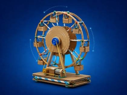 Roda-gigante que gira